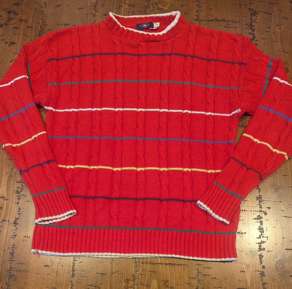 VTG- M cable-knit sweater
